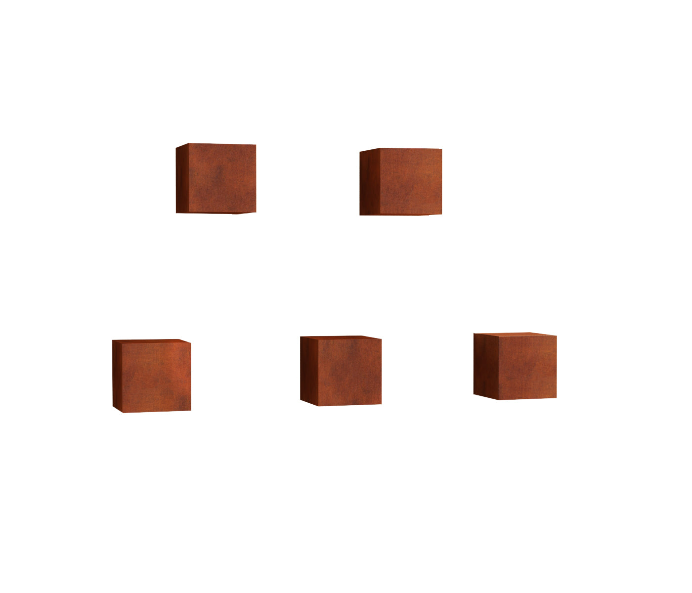 Home Sparkle Cube Box Wall Shelf | Cubes Wall Shelves for Living Room Bedroom Home Decor – Set of 5