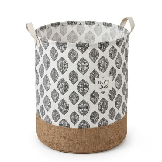 Premium  Laundry Basket for Clothes | Round Laundry Hamper with Handles