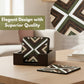Coasters Set for Dining Table – Tea Coasters for Cups & Mugs | Elegant Table Décor Accessories – Set of 6 with Holder – Durable & Stylish