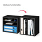 Home Sparkle Wood Desktop Organizer Paper Storage Letter Tray File Sorter for Home Office