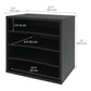 Home Sparkle Wood Desktop Organizer Paper Storage Letter Tray File Sorter for Home Office