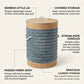 Fabric Laundry Basket with Lid & Rope Handles | Clothes Storage Basket