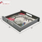 Square Wooden Serving Tray | Elegant Printed Tray for Home & Café Décor