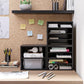 Home Sparkle Wood Desktop Organizer Paper Storage Letter Tray File Sorter for Home Office