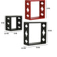 Home Sparkle Floating Wooden Wall Shelf | Cube Design Wall Mounted Shelves for Living Room
