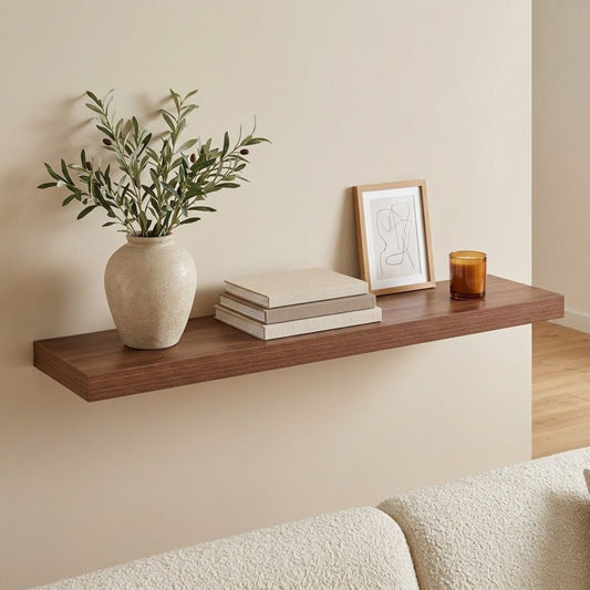 Home Sparkle Premium Floating Wall Shelf – Modern Wooden Wall Shelf for Living Room & Bedroom