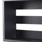 Home Sparkle New Design wall mount floating wall shelves For Home, bed room, living room, office, restaurant |Wall shelf Rack for Home |Set of 3,(Black) | Engineered wood Carved Shelf for Lobby & Bedrooms