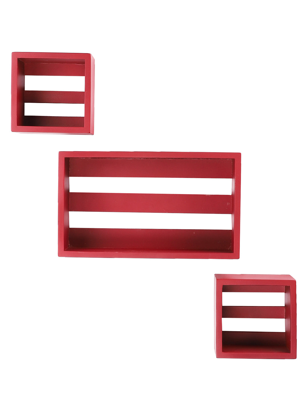 Home Sparkle New Design wall mount floating wall shelves For Home, bed room, living room, office, restaurant |Wall shelf Rack for Home |Set of 3,(Black) | Engineered wood Carved Shelf for Lobby & Bedrooms