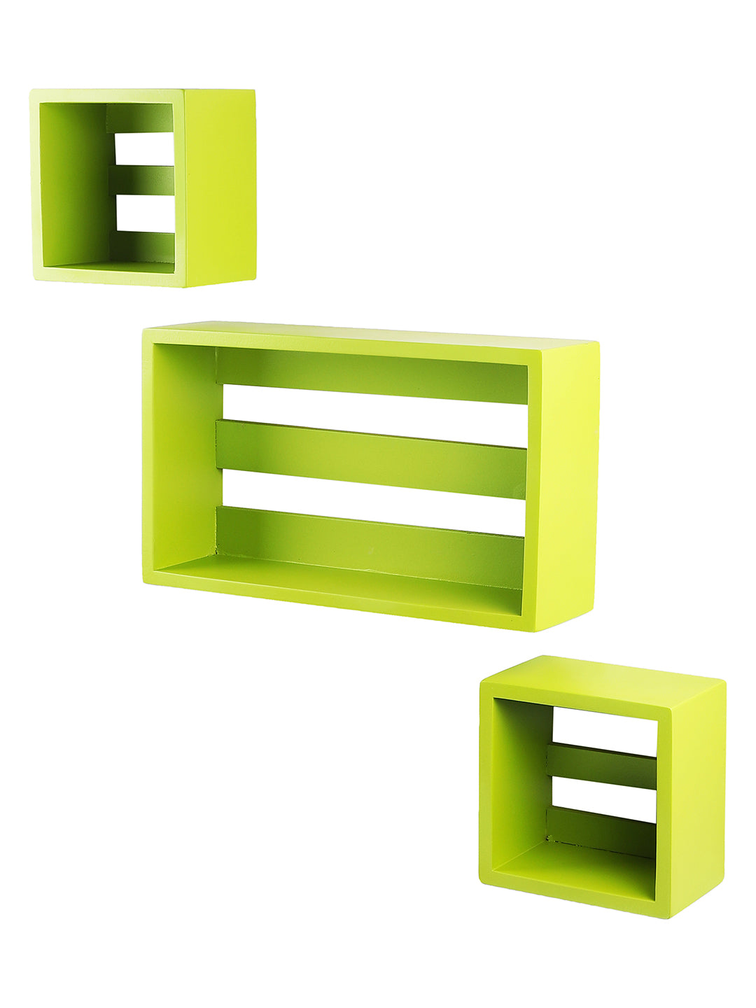 Home Sparkle New Design wall mount floating wall shelves For Home, bed room, living room, office, restaurant |Wall shelf Rack for Home |Set of 3,(Black) | Engineered wood Carved Shelf for Lobby & Bedrooms
