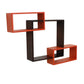 Home Sparkle Wall Mounted Floating Shelves | Interlocking 1 Big Cube & 2 Small Rectangle Design | Perfect Shelving Unit for Bedrooms, Offices, Living Rooms & Kitchens