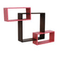 Home Sparkle Wall Mounted Floating Shelves | Interlocking 1 Big Cube & 2 Small Rectangle Design | Perfect Shelving Unit for Bedrooms, Offices, Living Rooms & Kitchens