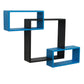 Home Sparkle Wall Mounted Floating Shelves | Interlocking 1 Big Cube & 2 Small Rectangle Design | Perfect Shelving Unit for Bedrooms, Offices, Living Rooms & Kitchens
