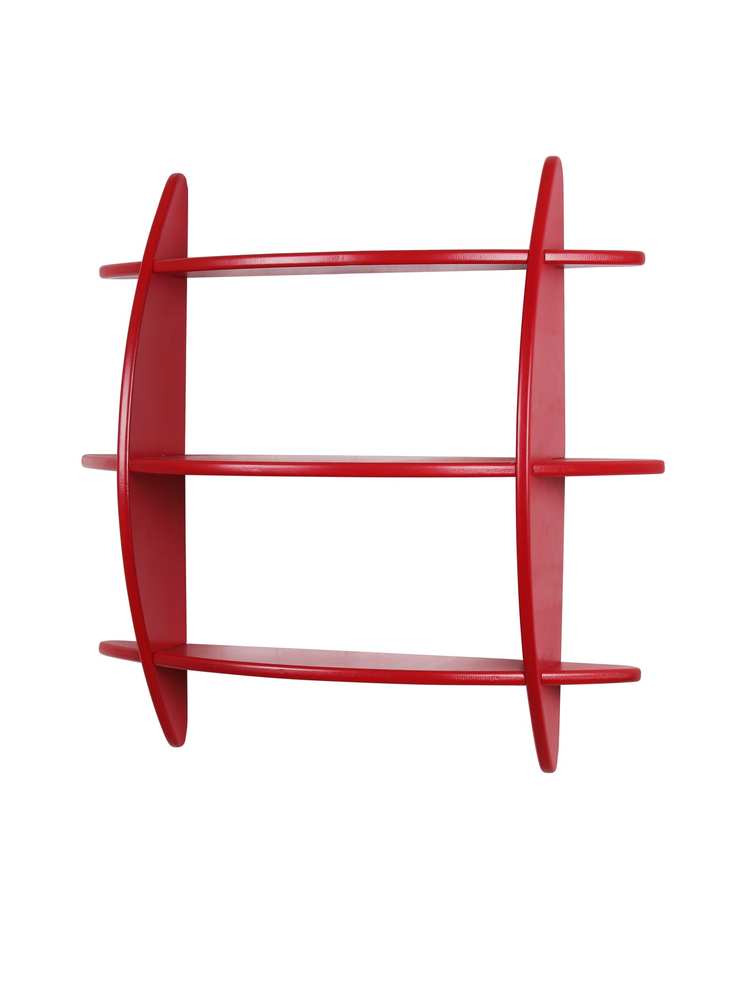 Home Sparkle Engineered Wood Wall Shelves | Wall Mounted 3 Tier Rack Wooden Shelf for Living Room, Office and Bedroom