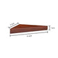 Home Sparkle Triangular shape Engineered Wood Floating Wall Corner Shelf for Living Room, Office and Bedroom