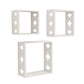 Home Sparkle Floating Wooden Wall Shelf | Cube Design Wall Mounted Shelves for Living Room
