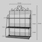 Home Sparkle Kitchen Rack Mild Steel (Black)